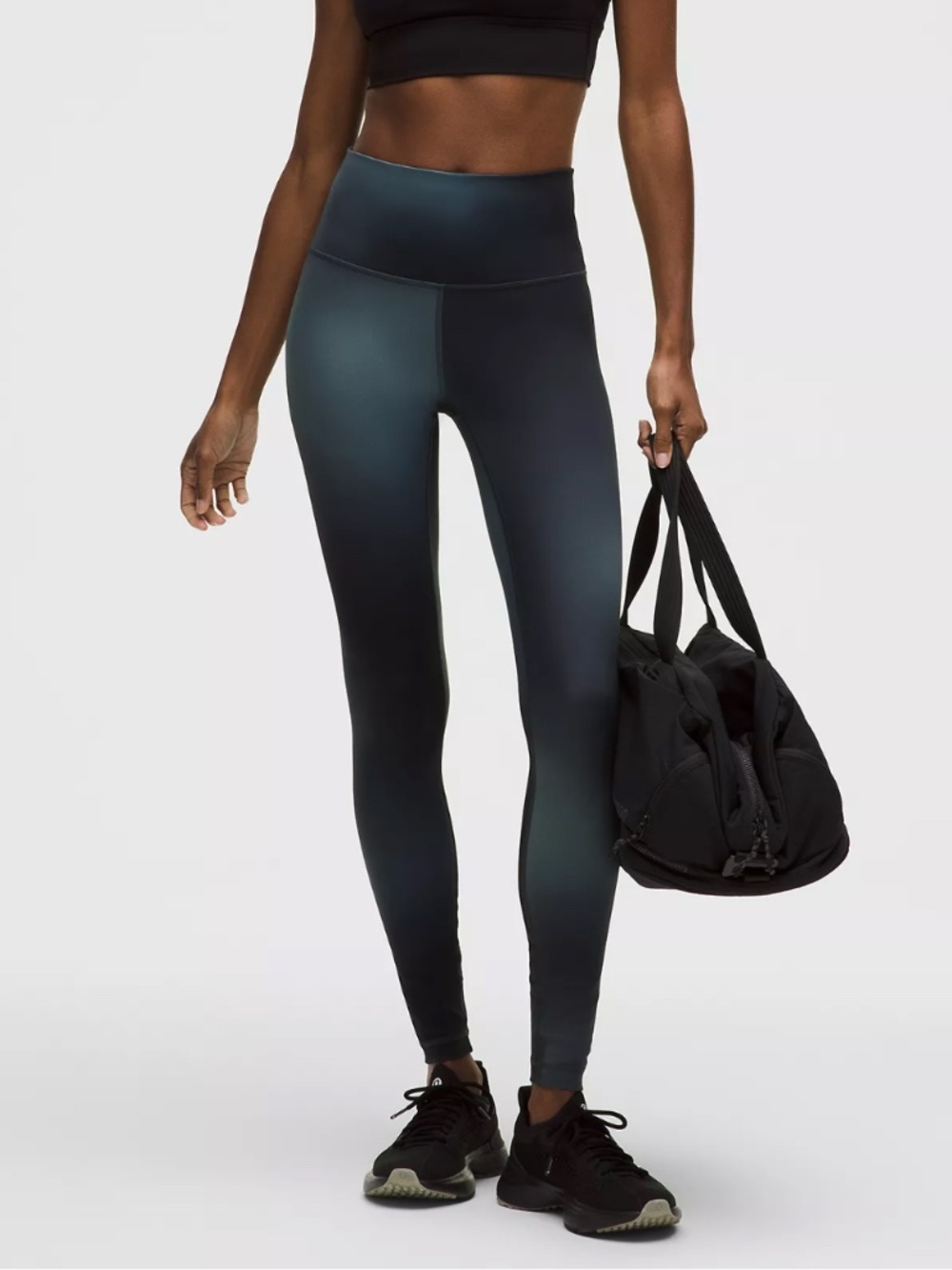 Lululemon Wunder Train High-Rise Tight 28” – Midnight Haze Black Multi – Size 8